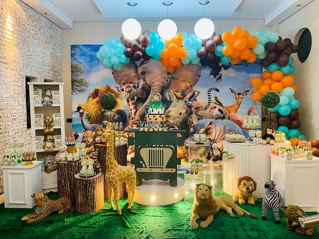 Decoração festa Animais Buffet Family